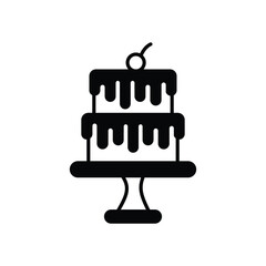 Chocolate Fountain icon, vector stock illustration.