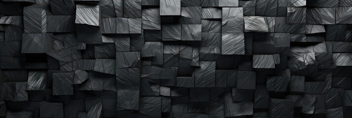 Abstract metal industrial background, blocks