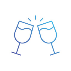 Drinks icon, vector stock illustration.