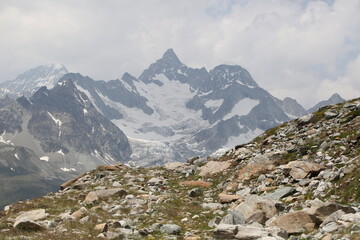 trekking around Matterhorn in Zermatt, Switzerland