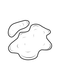 Puddle Line Vector 