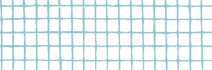 Blue plaid texture. Large grid. Transparent pattern.