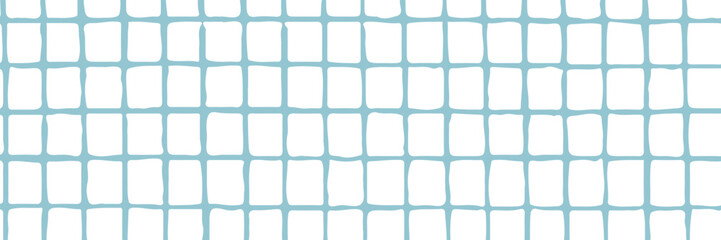 Blue plaid texture. Large grid. Transparent pattern.