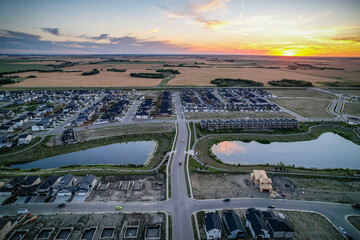 Kensington neighbourhood Aerial in Saskatoon