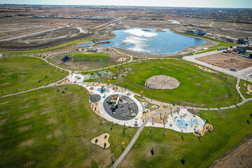 Brighton Aerial in Saskatoon, Saskatchewan, Canada