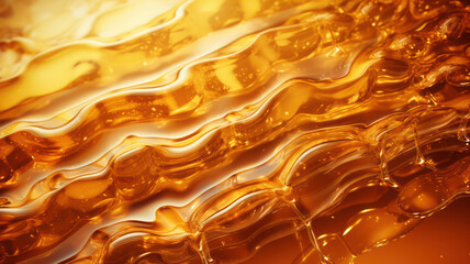 Golden Honey Flow Seamless Texture