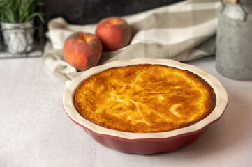 peach cobbler