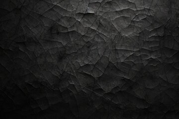 abstract black textured background with scratches and cracks. ai generative