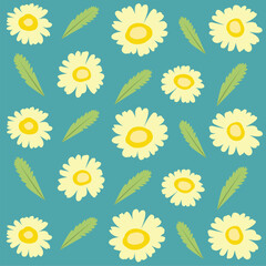 Exquisite daisy flower pattern, perfect for adding a touch of elegance to any project