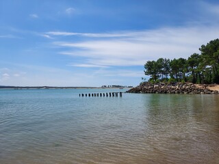 Fototapeta na wymiar plage de Gatseau, ile d'Oléron, Charente-maritime, Nouvelle-Aquitaine,