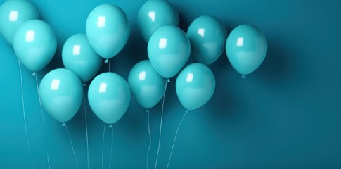 Holiday background with balloons