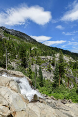 Fototapeta na wymiar Eagle Falls, Lake Tahoe California