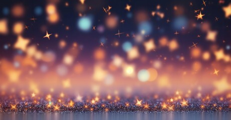 Fototapeta na wymiar Glitter background with confetti