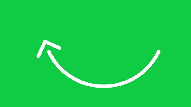 Arrow Half Circle going up