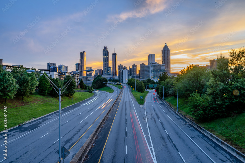 Canvas Prints downtown atlanta