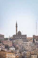 Fototapeta na wymiar Abu Darwish Mosque in Amman, Jordan