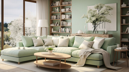 Cozy modern interior design