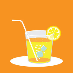 Drink vector art illustration.