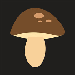 Mushroom vector illustration art.