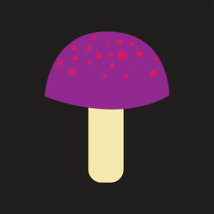 Mushroom vector illustration art.