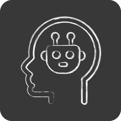 Icon Android. related to Psychology Personality symbol. simple design editable. simple illustration