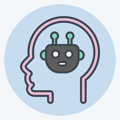 Icon Android. related to Psychology Personality symbol. simple design editable. simple illustration