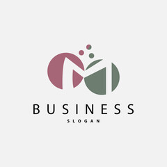 Initial Letter M Minimalist Logo, Simple Logotype Vector, Corporate Identity Emblem Modern, Luxurious And Elegant Symbol Design Brand, Company, Business