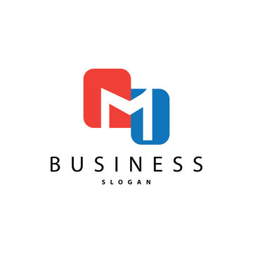 Initial Letter M Minimalist Logo, Simple Logotype Vector, Corporate Identity Emblem Modern, Luxurious And Elegant Symbol Design Brand, Company, Business