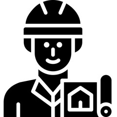architect solid icon
