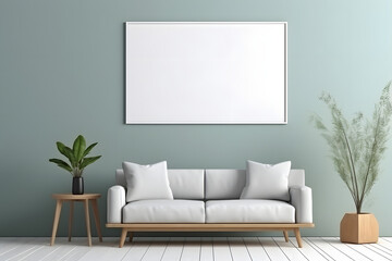 Frame Mockup - Soft and Artistic Ambiance, generative ai