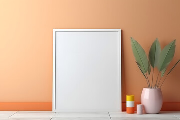 Frame Mockup - Clean and Inviting Wall Decor, generative ai