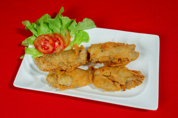 fried chicken wings on a plate