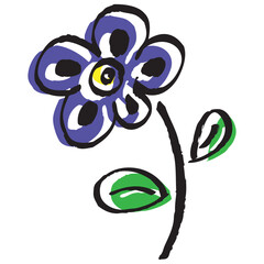 abstract flower illustration