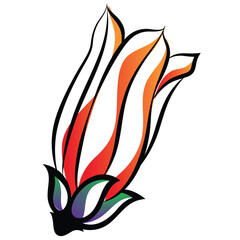 illustration of a flower