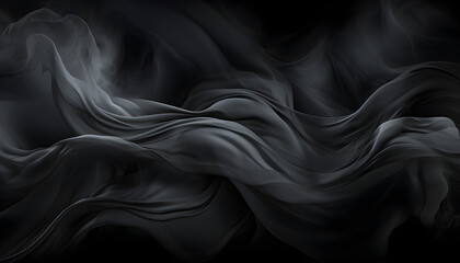 Abstract Black Smoke background
