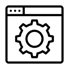 Web Optimization or SEO icon