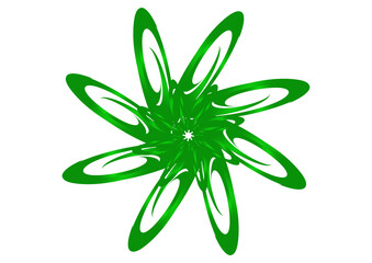 abstract green leaf