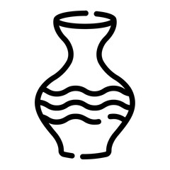 pottery Line Icon