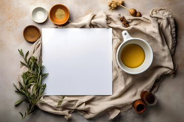 Obraz na płótnie Canvas Kitchen Frame Mockup Showcasing Culinary Artistry,Culinary Artistry. Generative AI
