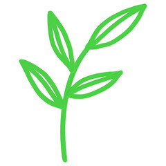 green leaf icon