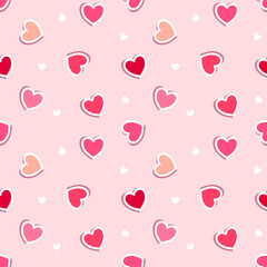 seamless pattern with hearts