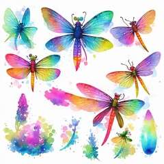 Dragon fly background, Ai 