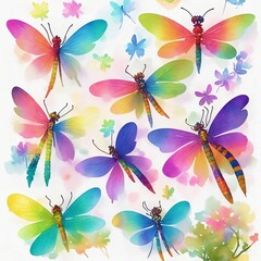 Dragon fly background, Ai 