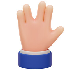 Weird Cross Hand Gesture