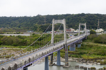 Daxi Bridge in Taoyuan of Taiwan