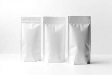 Blank Bag mockup design on white background. 
