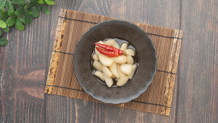 和食｜らっきょうの甘酢漬け