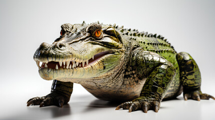 Obraz premium crocodile on white background
