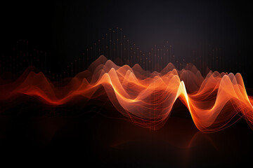 Sleek Audio Waveform Cover Art Design
