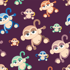 little monkey pattern